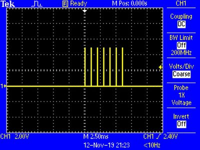 1kHz, 10%, non-inv, 7 Pulse